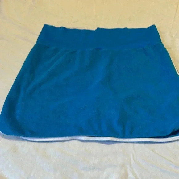 Aerie Blue Terry Cloth Skort Elastic Wasit size XL - Picture 2 of 6